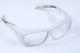 Univet CO2 Laser Operator Eyewear 10600 nm Safety Glasses White Frame Clear Lens