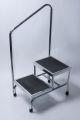 Brewer 2-Step PT Physical Therapy Bariatric Step Stool With 44" Hand Rail