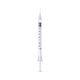 Tuberculin Syringe with Needle Sol-Care™ 1 mL 30 Gauge 1/2 Inch Regular Wall Retractable Safety Needle