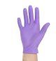 Exam Glove Purple Nitrile® Large Sterile Single Nitrile Standard Cuff Length Textured Fingertips Purple Chemo Tested