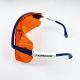 LaserScope Laser Safety Glasses PPE Orange Lens OD5 @ 532nm Adjustable Eyewear