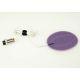 Low Profile Contact Switch FootSwitch Arm Hand Foot Control Purple 3-Pin