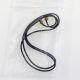 Replacement Goggle Retainer Cord Lanyard Thin Black Elastic String 17in