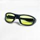 Sandstone Diode Laser Safety Glasses PPE Yellow Lens OD5 @ 810-823nm - Grey
