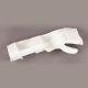 Functional-Position Hand Splint with Strapping Rolyan® Preformed Thermoplastic Right Hand White Large