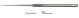 Ear Curette BR Surgical Buck 6-1/2 Inch Length Octagonal Handle Size 0 Tip Curved Blunt Fenestrated Round Tip