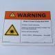 Laser Room Safety Warning Sticker Adhesive Sign 60W Nd:YAG 1064 nm Door Decal