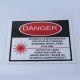 Laser Room Safety Danger Warning Label Sign Poster - Diode 810 nm 8.5x11 Inches