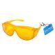 Solar Shield Fits Over Lite Polycarbonate Yellow UV Blocking PPE Glasses 29009A