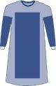 Poly-Reinforced Surgical Gown with Towel Eclipse® 2X-Large Blue Sterile AAMI Level 4 Disposable