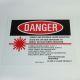 Warning Class 4 Laser Safety Danger Sign 200W CO2 Diode Helium Neon 10600 8.5x11
