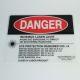 Focus NaturaLaseQS Laser Safety Class 4 Danger Warning Sign 1064 532 585 560
