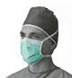 Surgical Mask Anti-fog Adhesive Pleated Tie Closure One Size Fits Most Green NonSterile Not Rated Adult