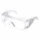 Safety Glasses Condor™ Visitor Wraparound Clear Tint Polycarbonate Lens Clear Frame Over Ear One Size Fits Most