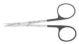 Iris Scissors Pilling® 4-1/2 Inch Length Surgical Grade Stainless Steel NonSterile Finger Ring Handle Straight Sharp Tip / Sharp Tip