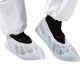 Cleanroom Boot Cover BioClean DUAL™ One Size Fits Most Shoe High Nonskid Sole White Sterile