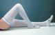 Anti-embolism Stocking T.E.D.™ Thigh High Small / Long White Inspection Toe