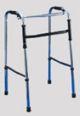 Single Release Walker Adjustable Height ProCare® Aluminum Frame 300 lbs. Weight Capacity 32 to 40 Inch Height