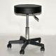Black Padded Rolling 5 Wheel Stool Chair Exam Clinic Aesthetician Home Shop