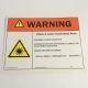 Warning Class 4 Laser Safety Danger Sign 1040nm 1064 1080 60W Nd YAG Sticker IV