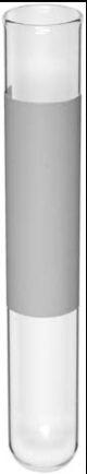 Kimble® Mark-M™ Test Tube Round Bottom Plain 12 X 75 mm 5 mL White Without Closure Glass Tube