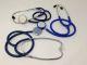 Stethoscope 60cm Doctor Nurse Aid Vet Medical EMT Headed Adscope - Lot of 3